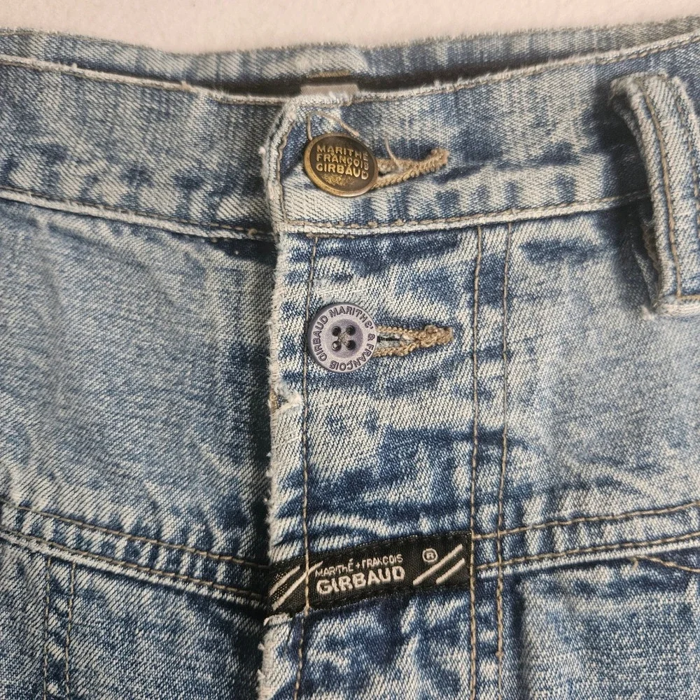 Vintage Marithe Francois Girbaud Baggy Jeans Light Wash 34x29 90s Streetwear